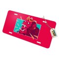 Graphics More Rampaging Red Chimpanzee Ape Monkey King Novelty Metal Vanity Tag License Plate