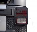 Hooke Road Jk Tail Light Cover Taillight Guard Us Flag Cage Compatible With Jeep Wrangler Unlimited 2007-2018 Pair Black Old
