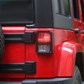 Hooke Road Jk Tail Light Cover Taillight Guard Us Flag Cage Compatible With Jeep Wrangler Unlimited 2007-2018 Pair Black Old