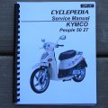 I5motorcycle Service Repair Manual For Kymco People 50 2t Two-stroke Scooter 2000-2007