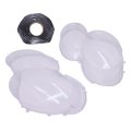 2pcs Headlight Shell Lens Cover Glue Left And Right Side For Mercedes-benz W230 R230 Sl500 Sl600 2003-2008 