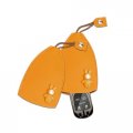 Asubha 2pcs Car Key Case Cute Fob Protective Sleeve Pu Leather Pull-out Keychains Yellow 
