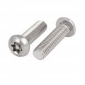 Uxcell M8x30mm 304 Stainless Steel Button Head Torx Security Machine Screws 5pcs