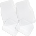 Zone Tech All Weather Full Rubber Clear Car Interior Floor Mats A 4-piece Set Heavy Duty 