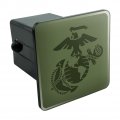 Marines Usmc Green Logo Tow Trailer Hitch Cover Plug Insert
