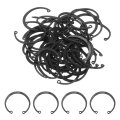 50pcs 1-3 8 35mm Internal Retaining Ring Circlip 65 Mn Spring Steel Snap Rings C-clips For Grooved Shafts Studs Black 