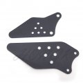 Front Rider Foot Rest Peg Bracket For Kawasaki Ninja Zx10r 04 05 Matte Black B079m5klrq 