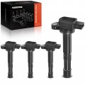 A-premium 4pcs Ignition Coil Pack Compatible With Acura And Honda Vehicles Csx 2006011 0l Rsx0-2006 2 Accord 2003-2007 2 4l