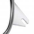 Hecasa Pair Headlight Bezel Compatible With 2001-2017 Freightliner Columbia Headlamp Trim Cover Assembly Chrome Silver Abs