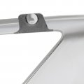 Hecasa Pair Headlight Bezel Compatible With 2001-2017 Freightliner Columbia Headlamp Trim Cover Assembly Chrome Silver Abs