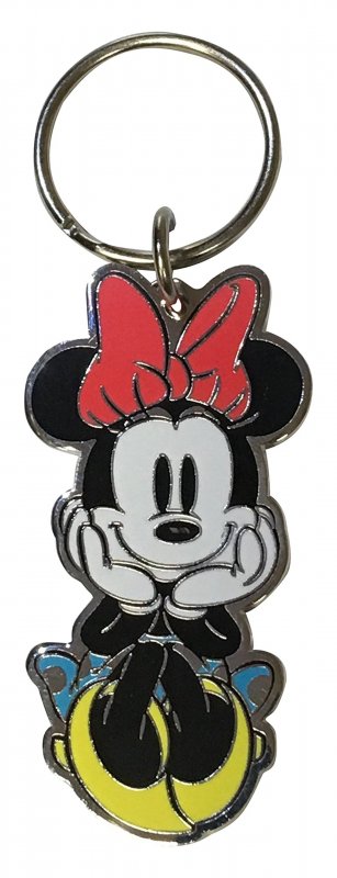 Plasticolor 004472r01 Minnie Mouse Enamel Key Chain