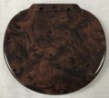 Steering Wheel Scorecard Cover In Dark Burled Woodgrain For E-z-go Txt Golf Cart Fits Round Holder
