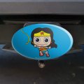 Wonder Woman Cute Chibi Golden Lasso Oval Tow Trailer Hitch Cover Plug Insert