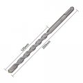 Uxcell Masonry Drill Bit 12mm X 200mm Carbide Tipped Rotary Hammer Round Shank 270mming For Impact Drill