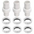 9-100-3002 Hose Swivel For Polaris 360 Pool Cleaner White Materials Replacement With Cuffless Nut 9-100-3109i 9-piece Seti 