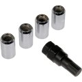 Wheel Lock Set For Mazda B2300 B4000 2010 Steel Grade 5 Chrome 0 75 In Lug Diameter Conical Seat 60 Degrees Style