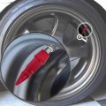 8 Pack Universal Spiked Aluminum Stem Valve Caps Car Wheel Tire Airdust Waterproof For Automobiles Motorcycles Trucks Bikes Red