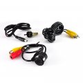 Pyle Plcm12 Rearview Backup Parking Assist Camera Waterproof Night Vision Cam Distance Scale Line Display Flush Mount 