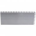 Marshalltown Qlt Notched Trowels Spot Welded 11 X 4-1 2 Soft Grip Handle Material Square Notch Shape 6mm X-notch Size Z-notch