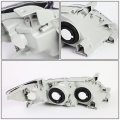 Black Housing Amber Corner Projector Headlight Lamps Tool Kit Compatible With Camry 07-09