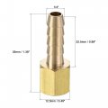 Uxcell Brass Barb Hose Fitting Connector Adapter 1 4 Barbed X 8npt Female Pipe 2pcs