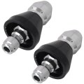 Nghtmre New Update 2 Pack Sewer Cleaning Tool High-pressure Nozzle Stainless Steel Jetter Kit For Pressure Washer With 1 4 