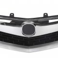 Hecasa Front Grille Compatible With 2009 2010 Acura Tsx Silver Abs Plastic Grill Moulding Trim