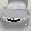 Hecasa Front Grille Compatible With 2009 2010 Acura Tsx Silver Abs Plastic Grill Moulding Trim