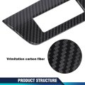 Black Carbon Fiber Heads Up Switch Button Panel Cover Trim For Chevy Corvette C8 2020 2021 2022 2023