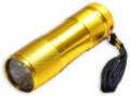 Toolusa 2 Pack 3 5 8 9 Cm Led Golden Aluminum Flashlight Elegant Portable Handy Carrying Strap Requires Aaa Batteries Not 