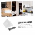 Osaladi 120 Sets Laminate Support Back Panel Buckle Pergola Plastic Bevel