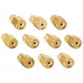 10pcs Hex Style Main Kei-hin Jets Replacement For Mikuni Vm Tm Tmx Carburetor 300 310 320 330 340 350 360 370 380 390 Brass Jet 