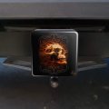 Flaming Fire Skull Design Tow Trailer Hitch Cover Plug Insert