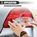 Motoforti Tail Light Lamp Socket Holder Wiring Harness Rear Taillight For Hyundai Sonata 2011-2014 Rubber Plastic Glass