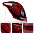 Acanii For 2017-2022 Buick Encore Red Clear Oe Factory Style Led Tail Light Brake Lamp Replacement Left Driver Side