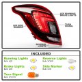 2017-2022 Buick Encore Red Clear Oe Factory Style Led Tail Light Brake Lamp Replacement Left Driver Side