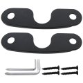 Visor Clip Repair Kit For Jeep Wrangler And Gladiator Aluminum Alloy Sun Retention Clips With Installation Tools Black 