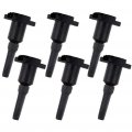 Ocpty Set Of 6 Ignition Coils Compatible With Oe Uf384 Fit For Jaguar Xj6 Xjr Xjs Vanden Plas 1995-1997