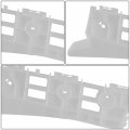 Auto Dynasty To1066172 Front Bumper Cover Support Bracket Compatible With Toyota Prius 2010-2015 Driver Left Side Polished