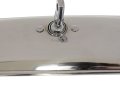 1963 Corvette Inside Rearview Mirror Polished Stainless Steel Windshield Mount Part Number 512200