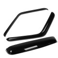 Auto Dynasty For Chevy Gmc Truck 2pcs Window Deflector Rain Guard 43 Inches Sun Roof Visor Dark Smoke 