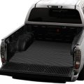 Tlaps 7422438961921 For 2015-2022 Ford F0 5 5 Feet 66 Short Bed Black Rubber Horizontal Line Truck Mat 