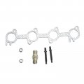 A-premium Left Exhaust Manifold With Gasket Kit Compatible Ford F-150 1999-2003 F-250 1999 Heritage 2004 Expedition 1999-2004
