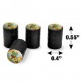 Dc Super Hero Girls Bumblebee Tire Rim Wheel Aluminum Valve Stem Caps