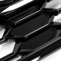 Kuafu Front Bumper Center Grille W Electroplating Strip Compatible With 2018-2020 Subaru Crosstrek Grill Radiator Upper Top