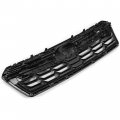 Kuafu Front Bumper Center Grille W Electroplating Strip Compatible With 2018-2020 Subaru Crosstrek Grill Radiator Upper Top