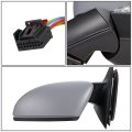 Auto Dynasty Vw1320155 Factory Style Driver Left Side Mirror Manual Folding Power Adjust Heated Glass Turn Signal Memory