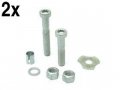 Mercedes 84-10 Camber Strut Mounting Kits X2 Rear Axle Bolts Washers Nuts For W124 R129 R170 R171 W201 W202 W203 W208 W210 