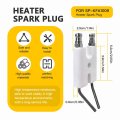 2pcs Sp-kfa1009 White Heater Spark Plug Fit For 120-210k Dyna Glo Dura Heat Thermoheat Heaters