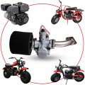 Jmchstore Vm22 Carburator W Curved Manifold Racing Performance Slide Intake Pipe Carb Kit For Predator 212cc Gx200 Coleman